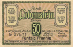 07356 Bad Lobenstein Notgeldschein 1921