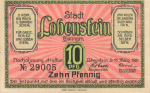 07356 Bad Lobenstein Notgeldschein 1921