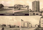 03222 Lübbenau Spreewald Mehrbildkarte Robert koch Strasse o 1966