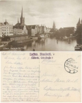 Lubeck Trave field postmark Luftwaffe construction battalion V Ledererstrasse 1o March 20, 1940