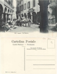 Lugano Via Pessina Ochsenkarren * ca. 1915