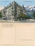 Luzern Schiller Hotel Pilatusstrasse * ca. 1920