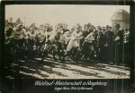 Leichtathletik Waldlauf-Meisterschaft Magdeburg Sieger Heinz Otto Germania Echtfoto um1920