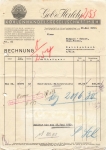 Mannheim coal dealer Haldy brothers letterhead 1930