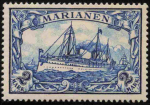 Marianen Deutsche Post Michel 17 * ungebraucht Kaiseryacht