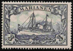 Marianen Deutsche Post Michel 18 * ungebraucht Kaiseryacht
