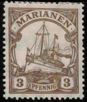 Marianen Deutsche Post Michel 20 * ungebraucht Kaiseryacht 
