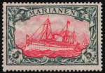 Marianen Deutsche Post Michel 21 B * ungebraucht Kaiseryacht 