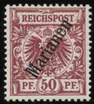 Marianen Deutsche Post Michel 6 II * ungebraucht Krone Adler