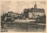 Marienburg Schloss Westpreußen Malbork Künstlerkarte F. Horst * um 1930