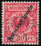 Marschall-Inseln Deutsche Post Michel 3 I o gestempelt