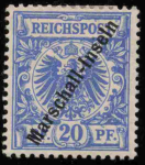 Marschall-Inseln Deutsche Post Michel 4 I * ungebraucht