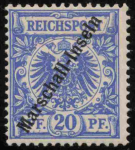 Marschall-Inseln Deutsche Post Michel 4 II * ungebraucht