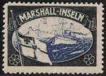 Marschall-Inseln Deutsche Post Vignette