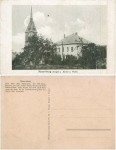 Mauersberg Erzgebirge Kirche und Pfarre * ca. 1920
