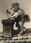 mecki Hedgehog as a chimney sweep ​Verlag Diehl No. 85