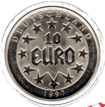 Medaille Deutschland 10 Euro 1997 Raub Der Europa Cu-ni