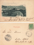 Meissen Blick zur Eisenbahnbruecke  o 1899
