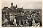01662 Meissen Elbe Blick über die alte Stadt o 1958