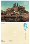 Meißen Sächsischer Zweitritt Schallplattenkarte Colorvox um 1960 