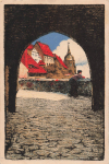01662 Meissen Elbe Burgberg Künstlerkarte Artur Barth * um 1920