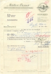 Metzingen Muller & Bauer Blechemballagenfabrik Tin can letterhead 1943