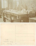 Military Office Mail sorting office, real photo card * ca. 1915