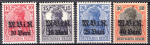 Militärverwaltung in Rumänien 1917 Michel 4-7 ** postfrisch Germania deutsche Besetzung 1.WK