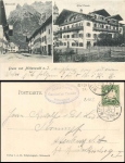 82481 Mittenwald Karwendel, Hotel Traube o 6.7.1908