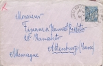 Monaco 25 cents single franking on cover o Monte Carlo 7.4.1914 to Altenburg