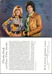 Monika Hauff and Klaus-Dieter Henkler large card approx. A5 1975