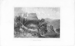 Monte Casino original Stahlstich um 1860 