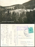 08262 Morgenroethe Rautenkranz Kreis Klingenthal (Sachs) country postmark on postcard o 2.3.1960