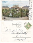 Munich Gartnerplatz with theater o 1905