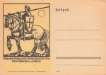National Socialism, knight, saying, swastika, * approx. 1940