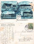 02956 Rietschen Neuhammer Oberlausitz Litho Railway Post Sorau-Kohlfurt Train 259 o 1913