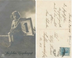 Neujahrsgrüße Kind Serienkarte 5343/6 o 31.12.1920
