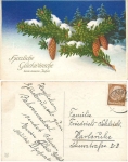 New Year greeting card o around 1940