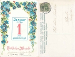 New Year January 1 calendar page o 12/31/1905