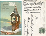 New Year artist card o 31.12.1907