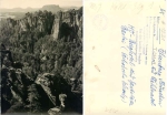 01847 Neurathen Felsenburg Elbe Sandstone Mountains *1959 1231 Hanich