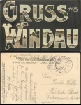 Latvia Windau Ventspils Field Post 167 V 168 Torpedo Boat 107 o April 29, 1916
