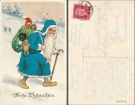 Nicholas in the blue coat colored doll Santa Claus o 22.12.1928