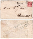 North German postal district 2 Kreuzer Michel 4 o Grossschoenau 13.6.1869 to Reichenbach Vogtland
