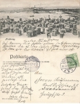 Norderney Seebrücke Standkorb o 25.08.1905