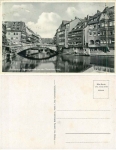 Nürnberg Pegnitzpartie an der Fleischbrücke *ca. 1940