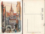 Nuremberg Rathausgasse artist card Kley * ca.1910