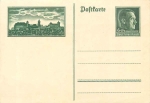 Nuremberg Nazi Party Rally 1938 postal stationery 6 Pfennig Adolf Hitler *