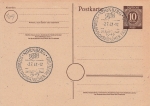 Nuremberg SPD Social Democratic Party Conference special cancellation on postal stationery July 2, 1947