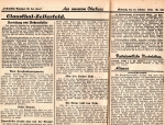 Oberharz Tageszeitung  Oktober 1941